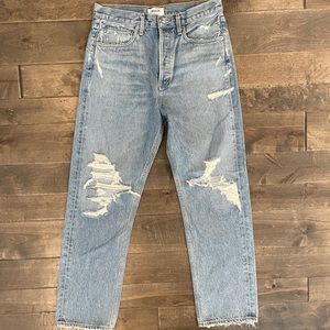 AGOLDE 90’s Mid Rise Loose Fit jeans in Fallout wash NWOT